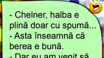 BANCUL ZILEI | Chelnerul și clientul nemulțumit