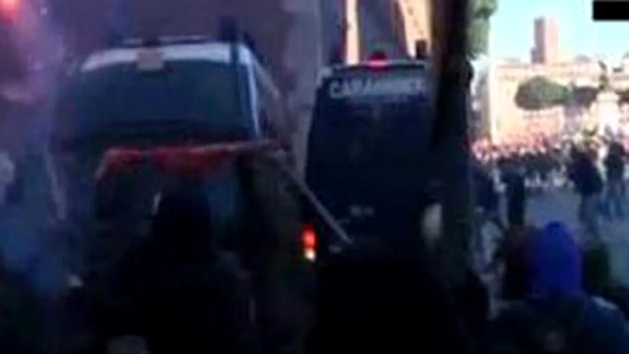 VIDEO  90 de persoane au fost ranite la protestele violente din Italia