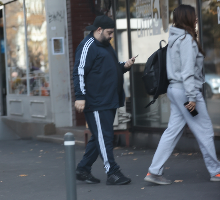 Florin Salam și Roxana Dobre, la cumpărături, în zona Dorobanți (SURSA FOTO: CANCAN.RO)