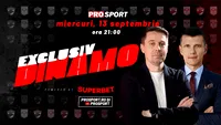 Cel mai nou acționar de la SC Dinamo 1948 SA, în platou cu Cătălin Mureșanu miercuri, 13 septembrie, de la ora 21.00