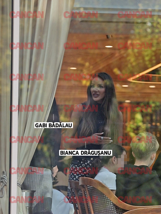 Bianca Drăguşanu şi Gabi Bădălău, mai fericiţi ca niciodată alături de copii. La ceas de seară, într-un local de fiţe din Capitală, familia s-a reunit