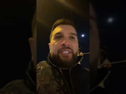 Tzancă Uraganul a ieșit la protest
