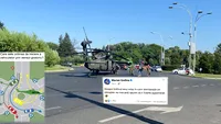 Românii au mult umor! Cele mai bune glume din online după aterizarea de urgență a elicopterului american, Black Hawk, în Piaţa Charles de Gaulle | FOTO