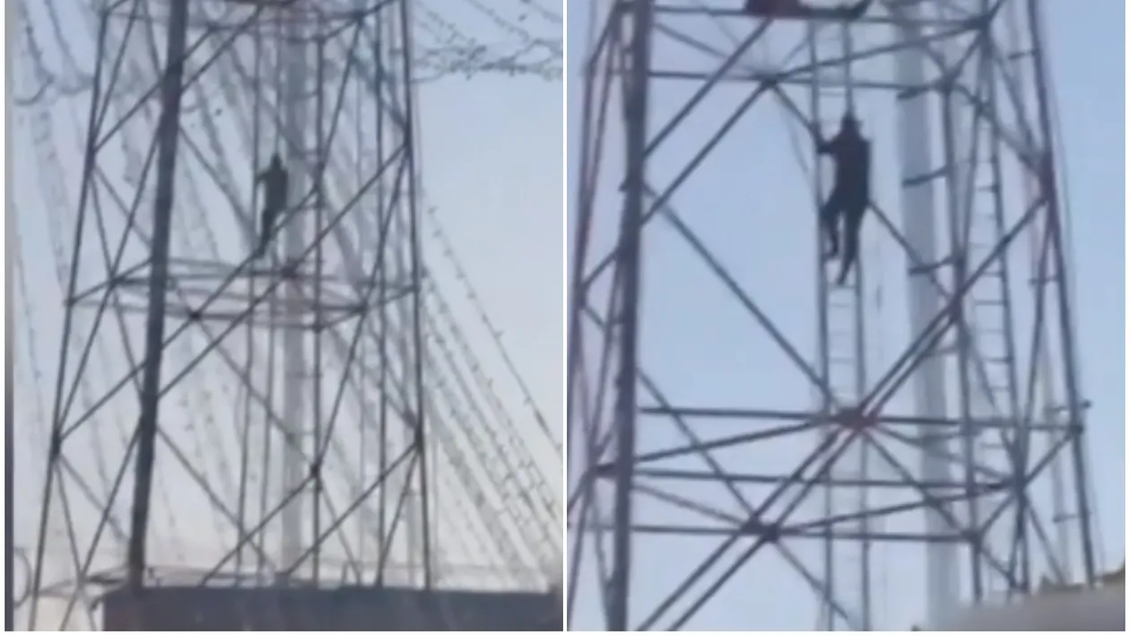 Un bărbat din Tecuci a pierdut la păcănele și, de supărare, s-a urcat pe un releu. A amenințat că se aruncă dacă nu primește banii înapoi