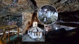 Mănăstirea din peșteră aflată la câteva ore de București. Locul spectaculos din Bucegi unde pelerinii se pot și caza