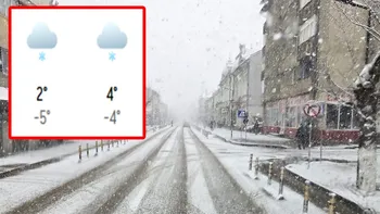 Se întoarce iarna în România. Meteorologii Accuweather anunță ninsori ca în mijlocul iernii