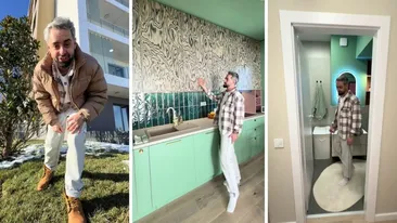 Cum arată apartamentul Alexandrei și al lui Radu Bucălae. Ce aparat au ales să 'ascundă' în mobila din bucătărie, deși îl folosesc zilnic