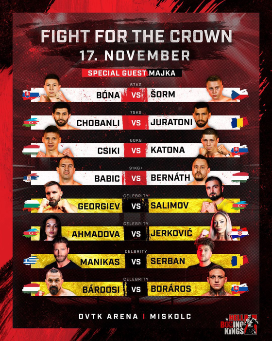 (P) Începe spectacolul live HELL Boxing Kings, cu campioni și staruri în ring!