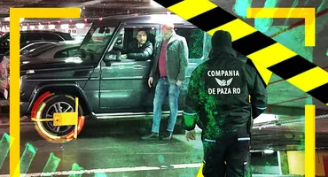 Mega-scandal în parcarea mall-ului între bodyguarzi și un șmecheraș cu Mercedes: ”Iese rău, fac balamuc… Nu mă agita, tâmpitule!”
