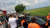 Accident cumplit pe DN 71 Târgoviște - București, la Ilfoveni. O persoană a murit, alte patru au fost rănite