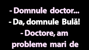 BANC | Bulă are probleme cu memoria