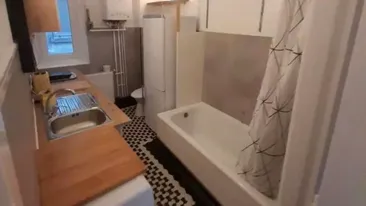 Bătaie de joc! Cât cere un proprietar din București pentru această garsonieră cu WC în bucătărie