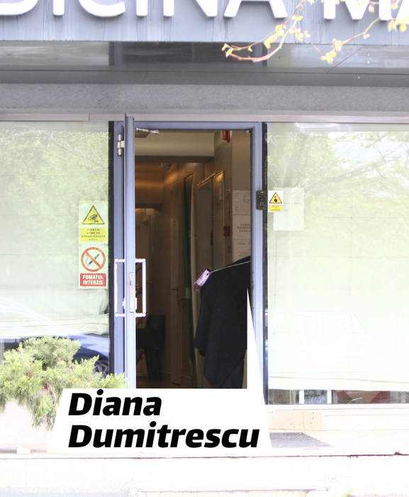 Diana Dumitrescu a mres la o clinică medicală privată din Capitală
