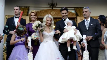 Apariție neașteptată la nunta Andreei Bălan! Fostul iubit a venit la petrecere și s-a pozat cu mireasa