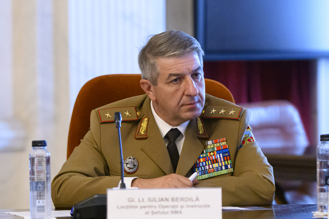 Generalul-locotenent Iulian Berdilă. Foto: Mediafax Foto