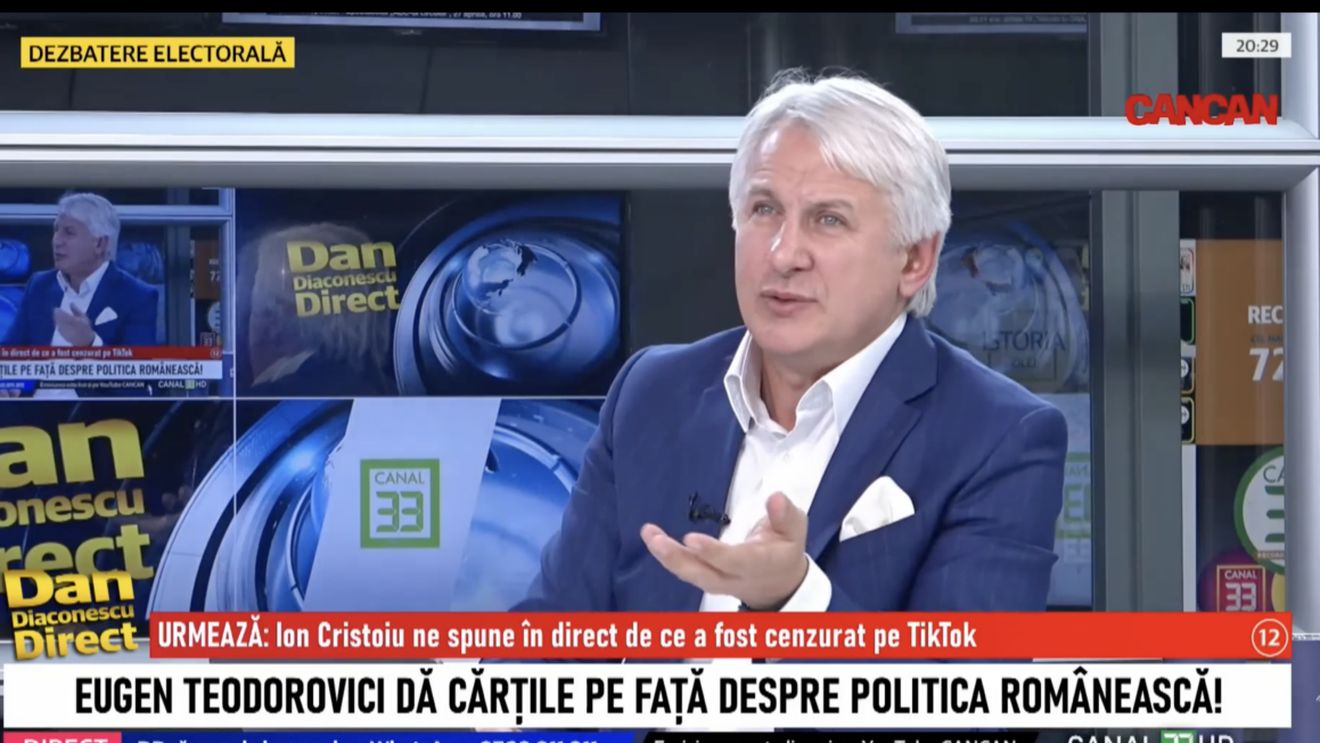 De ce Emmanuel Macron caută politicienii din România. Eugen Teodorovici face dezvăluiri la Dan Diaconescu DIRECT