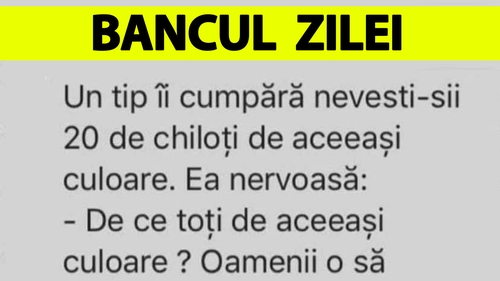 BANCUL ZILEI | Un tip îi cumpără nevesti-sii 20 de chiloți, de aceeași culoare