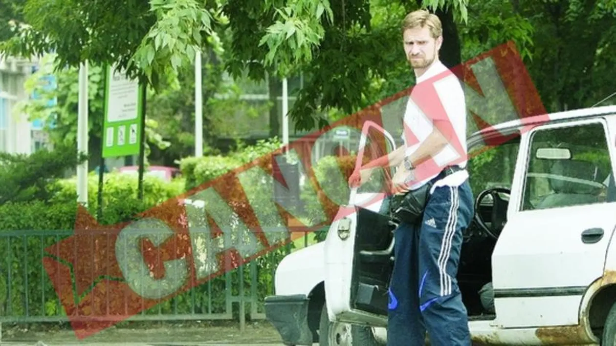 Arbitrul Tudor goneste ca nebunul cu o Dacie ruginita