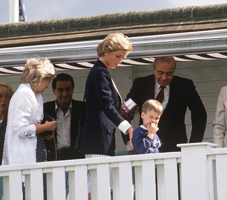 Diana, Dodi și Mohamed Al Fayed. Sursa foto: Profimedia