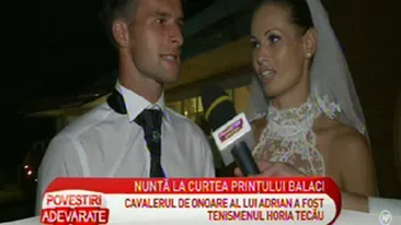 Fiica cea mica a lui Ilie Balaci s-a casatorit cu tenismenul Adrian Ungur! Vezi de ce au facut ceremonia religioasa la sase ani de la cununia civila