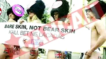 Protest impotriva caciulilor Reginei