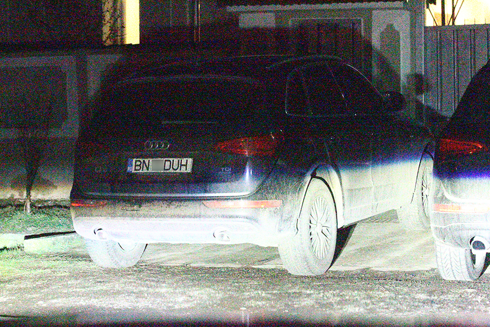Autoturismul Audi al lui Cristian Pomohaci