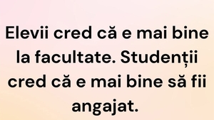 BANCUL ZILEI | Elevii, studenții și angajații