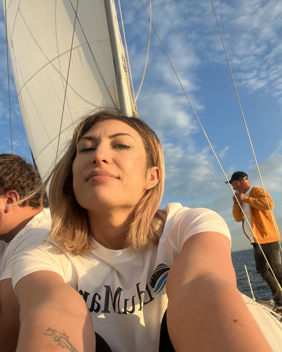 Sonia și soțul ei lucrează pe o navă de croazieră/ Sursa foto: Instagram