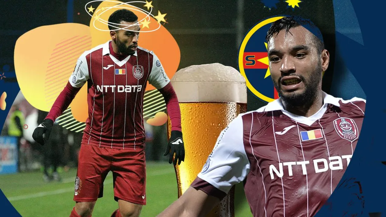 Super-fotbalistul CFR-ului a apărut beat la antrenamente înaintea meciului din weekend cu FCSB: ”Abia se mai ținea pe picioare în vestiare! Stafful l-a trimis acasă…”