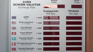 Curs valutar 5 septembrie. Cât costă astăzi 1 EURO și 1 DOLAR