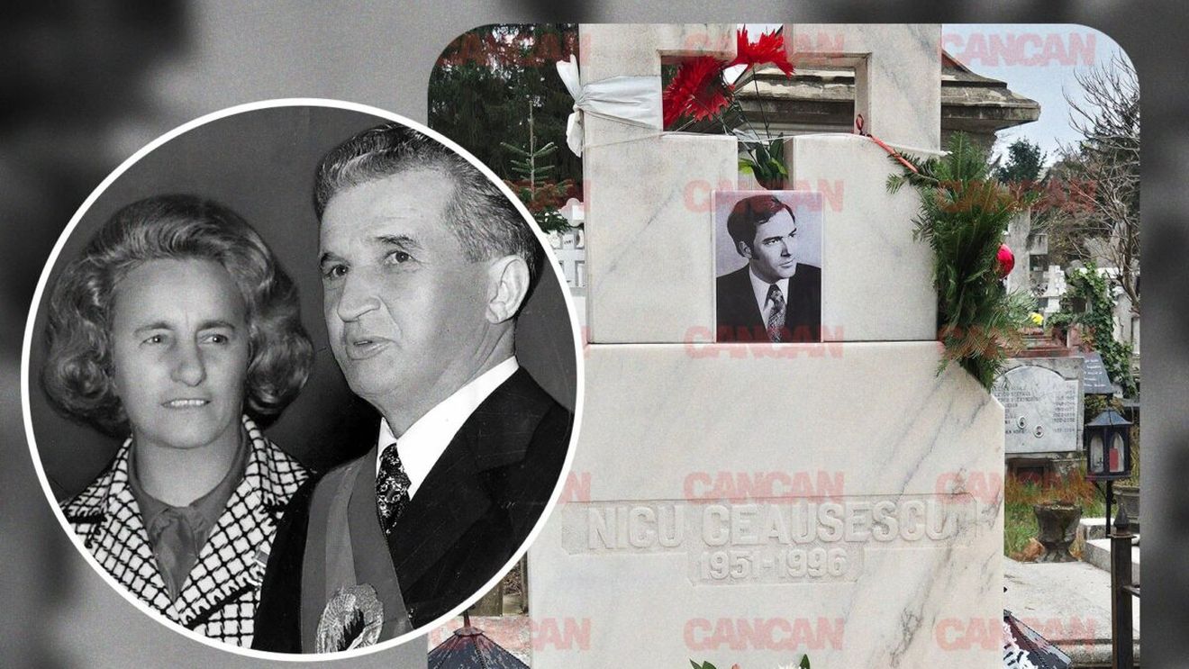 Ce a apărut pe mormântul soților Ceaușescu, la 36 de ani de la Revoluție! Monumentul funerar atrage mulți nostalgici ai comunismului