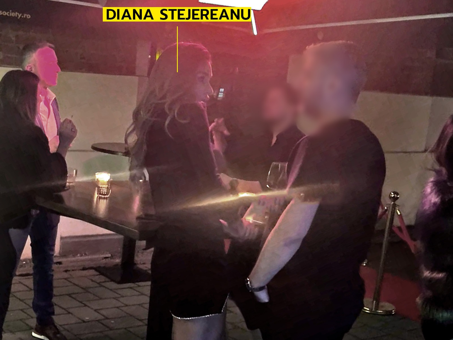 Diana Stejereanu a “înghesuit” un domn misterios la LOFT (SURSA FOTO: CANCAN.RO)