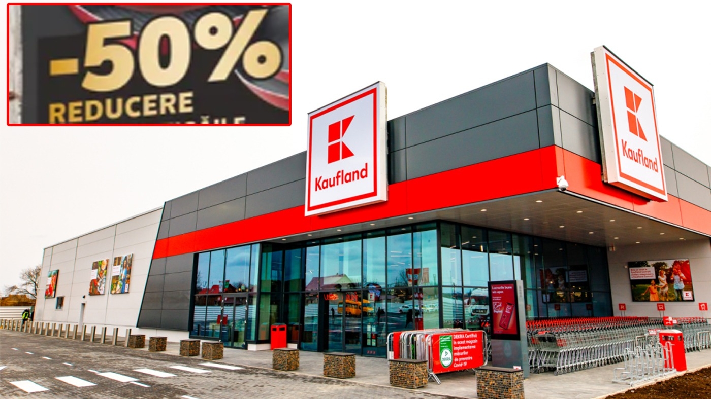 Produsul redus cu 50% în toate magazinele Kaufland din România, începând de astăzi