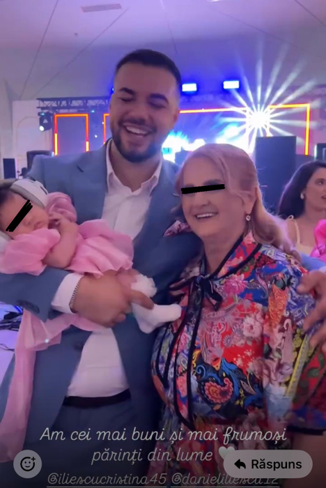 Cum au apărut părinții Danielei Iliescu la botezul fiicei Miray. De ce soția lui Culiță Sterp vrea să fie ca ei: „Sunt niște…”