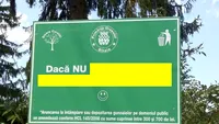 Acesta e cel mai ciudat anunţ! Trecătorii s-au frecat la ochi. Ce rişti să păţeşti dacă arunci gunoaie pe jos