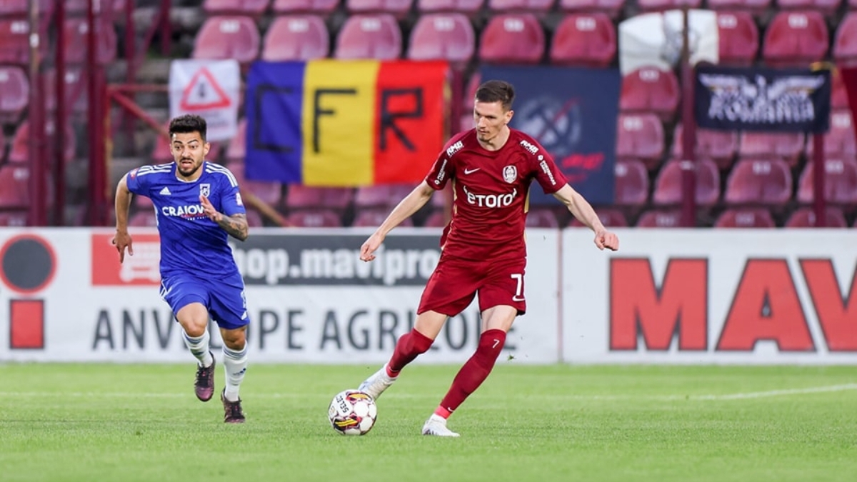 CFR Cluj o bate pe FCU Craiova și merge mai departe în cupele europene. Barajul a fost plin de tensiune