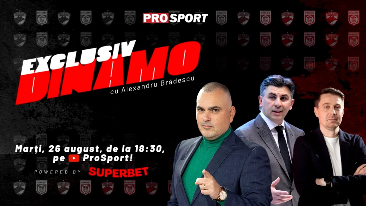 EXCLUSIV DINAMO, azi de la ora 18.30. Ionuț Lupescu, invitat special: cine este omul care primește mai multă putere la Dinamo și noutăți despre asociere și noul stadion!