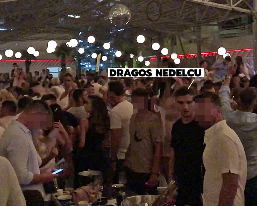 Accidentat, Dragoș Nedelcu s-a distrat la LOFT Mamaia