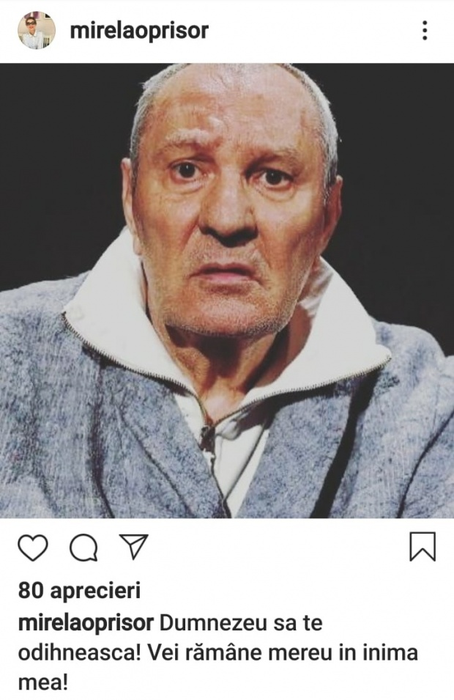 Doliu în lumea teatrului. Constantin Drăgănescu a murit: “Vei rămâne mereu în inima mea”