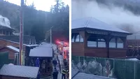 Incendiu major la un restaurant din Slănic Moldova. De la ce a pornit focul