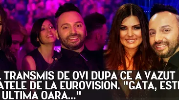 Mesajul transmis de Ovi dupa ce a vazut rezultatele de la Eurovision. Gata, este pentru ultima oara