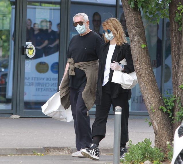 Dan Chișu și Alina Chivulescu, "camuflați" la cumpărături