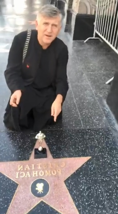 Să vezi și să nu crezi! Cristian Pomohaci a ajuns la Hollywood și și-a cumpărat stea pe ”Walk of fame”