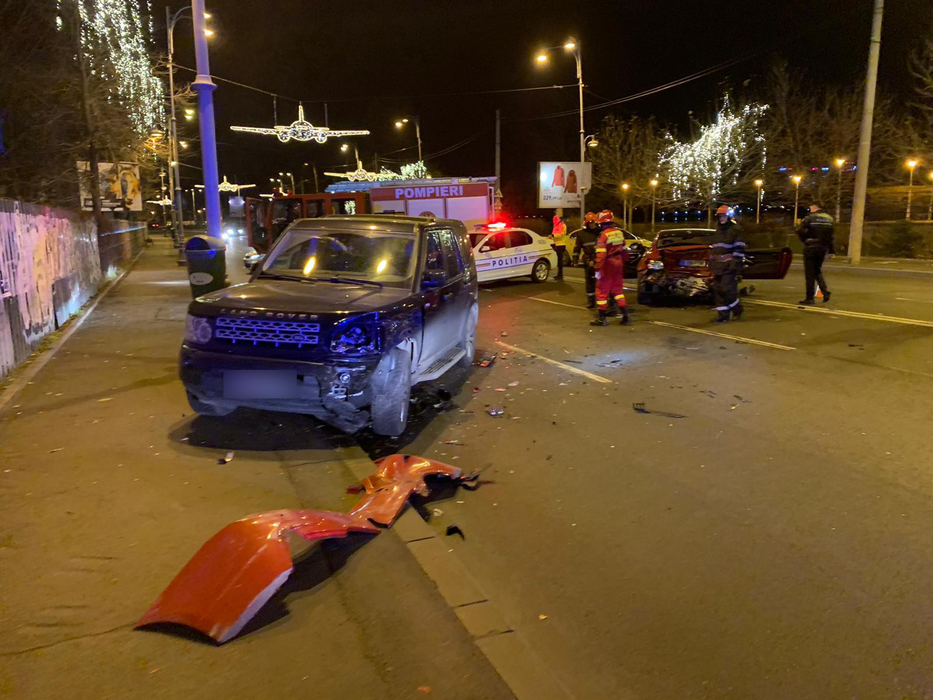 BMW-ul tunat al lui Tudor Beștea a lovit un Range și s-a făcut praf