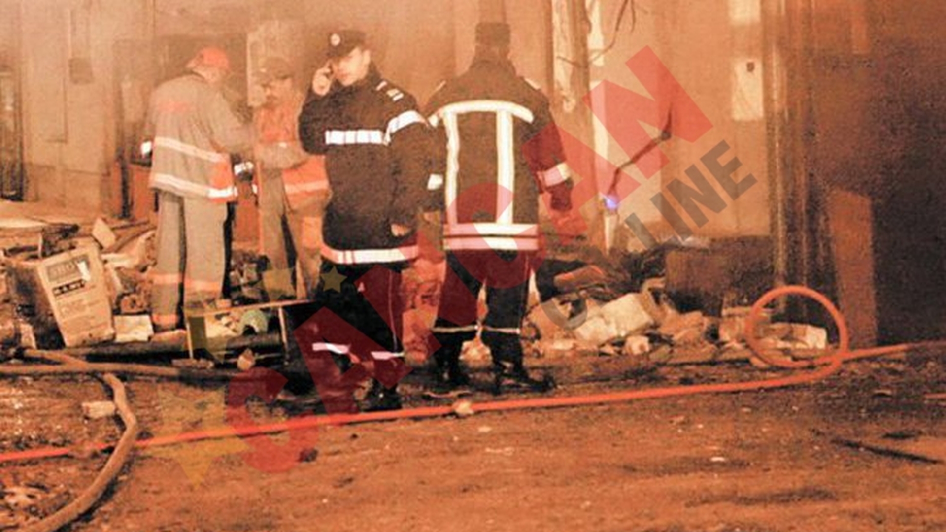 Casa devastata de o explozie la Timisoara