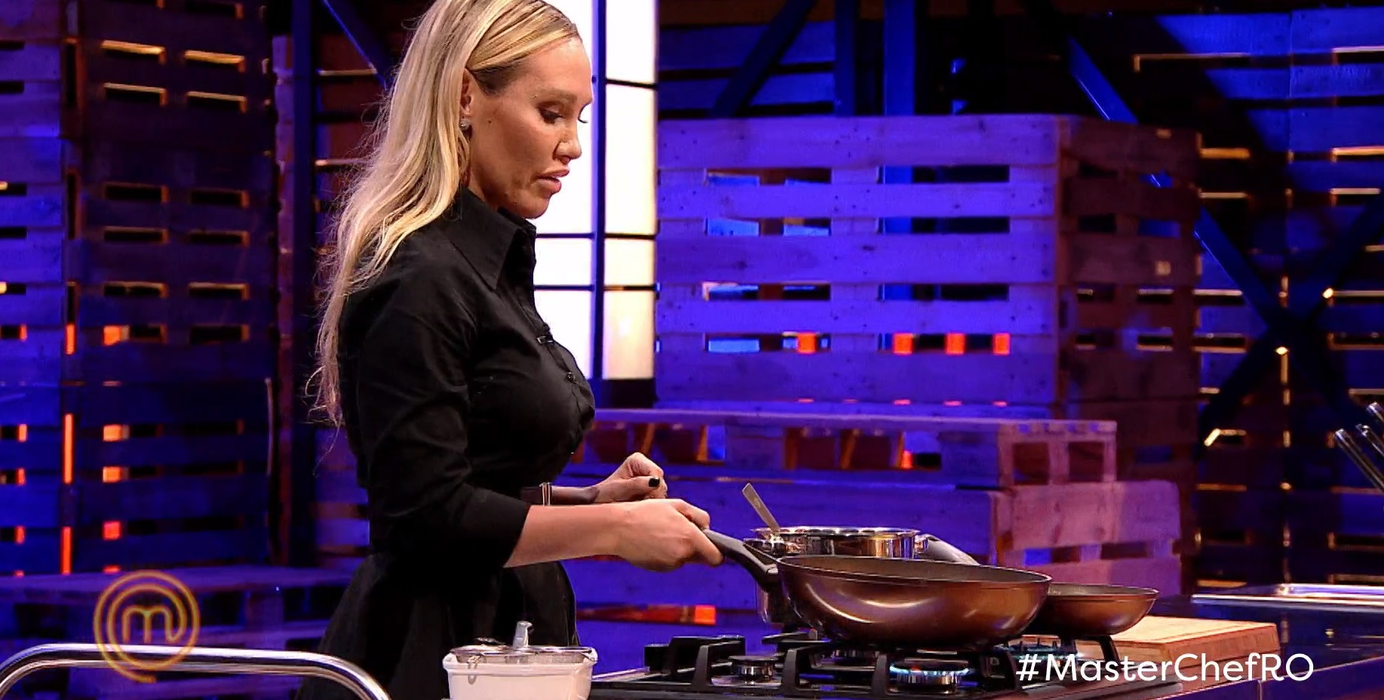 Raluca Podea, în lacrimi la MasterChef unde a avut și un incident. Ce a spus vedeta despre Florin Pastramă, fostul logodnic