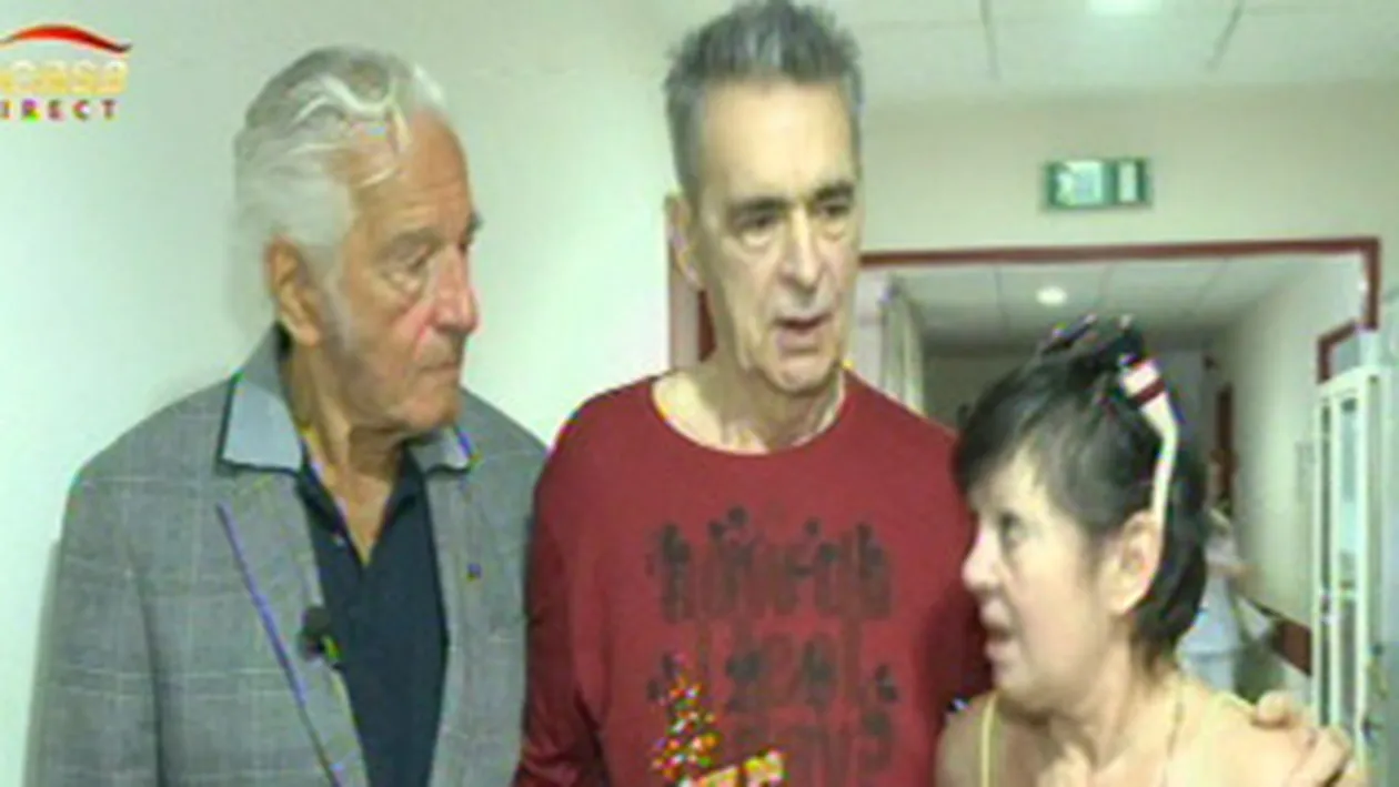 Sergiu Nicolaescu, sfasiat de durere cand l-a vazut pe Iurie Darie bolnav! Nu a fost in stare sa-l priveasca in ochi sau sa spuna ceva!