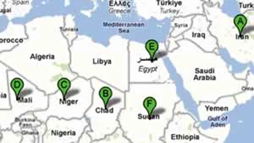 TEST IQ | Dacă ai fi în centrul Sudanului, cu fața spre Vest, și te-ai întoarce spre stânga - ce țară vei avea în Nord?