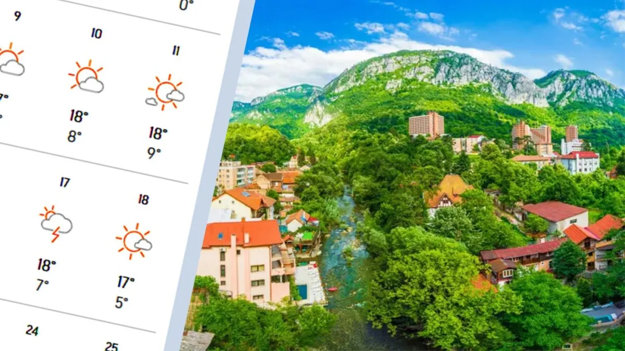 Singurul oraș cu climă tropicală din România. Pe ce dată vine primăvara, potrivit meteorologilor Accuweather