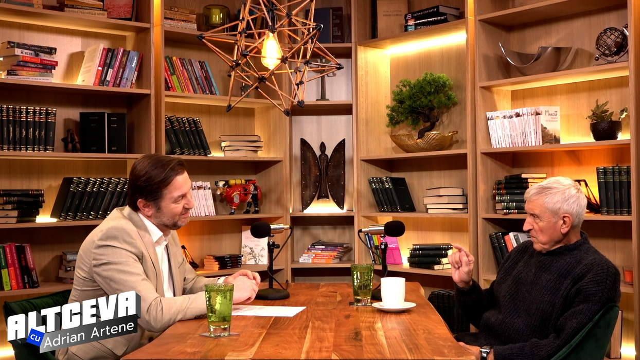 Podcastul poate fi urmărit integral pe canalul de YouTube ”ALTCEVA cu Adrian Artene” / (Sursa: Captură video)
